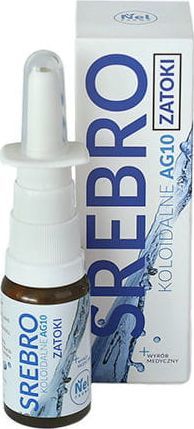NELFARMA Srebro koloidalne Zatoki AG10 15ml Nelfarma 1
