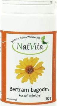 NatVita Bertram łagodny korzeń mielony zioła Świętej Hildegardy 50g NatVita 1