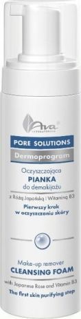 Ava Oczyszczająca Pianka do demakijażu z Witaminą B3 i Różą Japońską 150ml 1