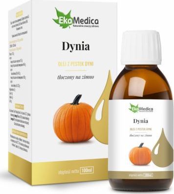 Ekamedica Dynia olej z pestek dyni tłoczony na zimno 100ml EkaMedica 1