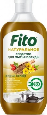 Fitokosmetik Naturalny płyn do mycia naczyń Płynna gorczyca, 490 ml Fitocosmetik 1