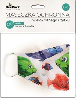 BeePack Maseczka dziecięca, profilowana rybki Beepack (5906746004263) - 40178 1