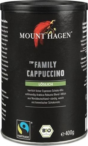 Mount Hagen KAWA CAPPUCCINO FAMILY FAIR TRADE BIO 400 g - MOUNT HAGEN (4000799100031 [7572366]) - 27588 1