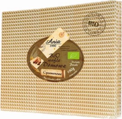 Bio Ania WAFLE DOMOWE CYNAMONOWE BEZ DODATKÓW CUKRÓW BIO 190 g - BIO ANIA (5903453003657) - 40514 1