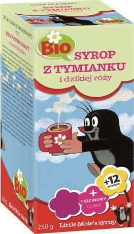 Apotheke Syrop dla dzieci z tymianku i dzikiej róży BIO 250 g Apotheke (little mole) 1