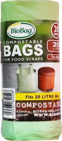 Biobag WORKI NA ODPADY BIO I ZMIESZANE 20 L 20 szt (KOMPOSTOWALNE I BIODEGRADOWALNE) - BIOBAG 1