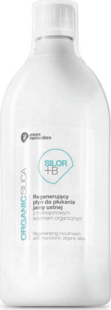 Invex remedies Silor +B Regenerujący płyn do płukania jamy ustnej z krzemem organicznym i borem 300ml Invex Remedies 1