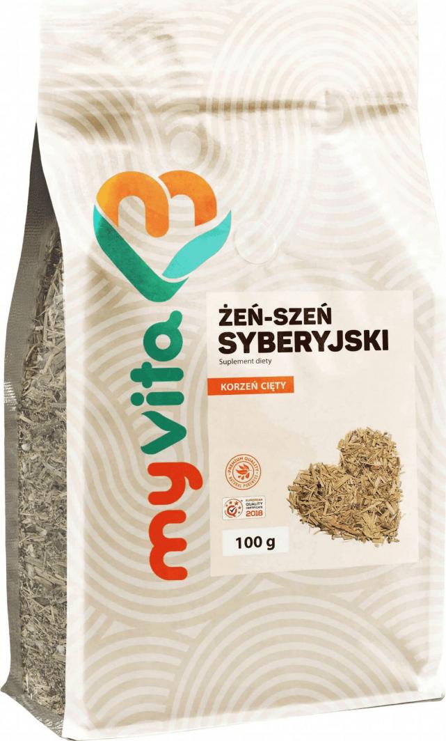 Proness Żeń-szeń syberyjski korzeń cięty 100g MyVita 1