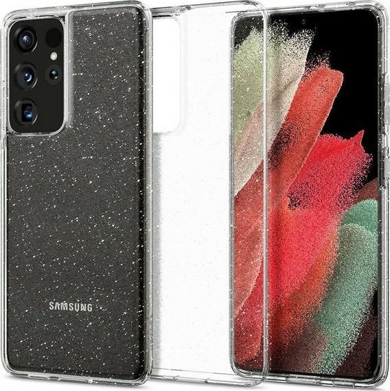 Spigen Etui Spigen Liquid Crystal Samsung Galaxy S21 Ultra Glitter Crystal 1
