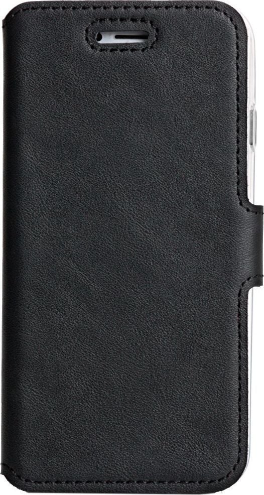 Surazo Etui na telefon Surazo ze skóry naturalnej Slim cover - Dakota Czarny 1