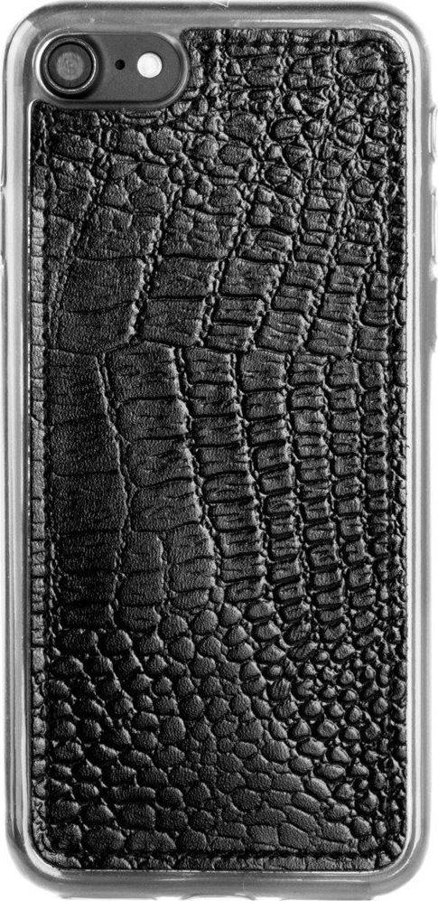 Surazo Etui na tył telefonu Surazo skóra naturalna Back case - Cayme Czarny 1