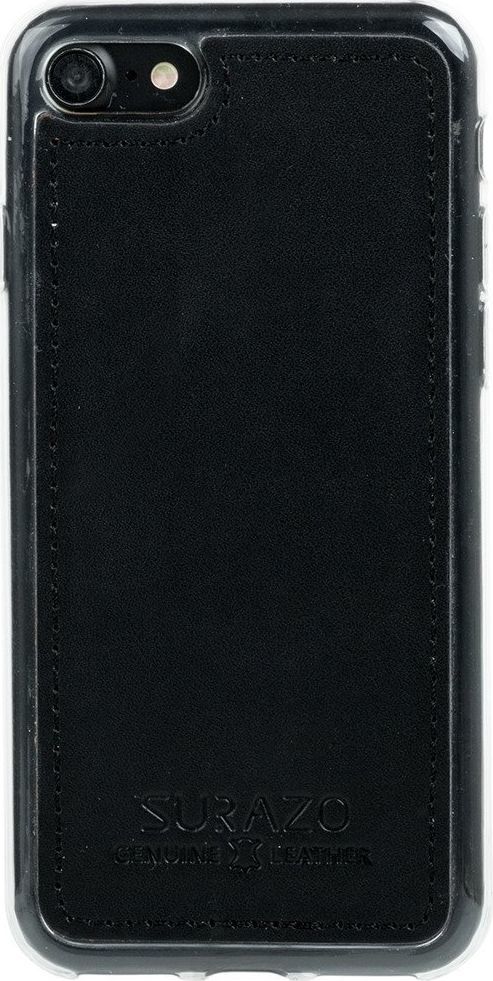 Surazo Etui na tył telefonu Surazo skóra naturalna Back case - Costa Czarny 1