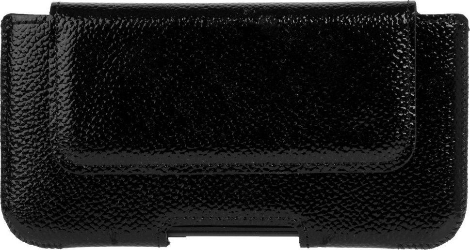 Surazo Etui do telefonu Surazo skóra naturalna Belt case - Ferro Czarny 1