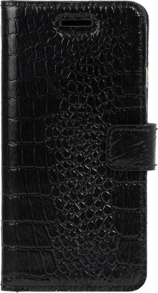 Surazo Etui na telefon Surazo ze skóry naturalnej Wallet case - Cayme Czarny 1