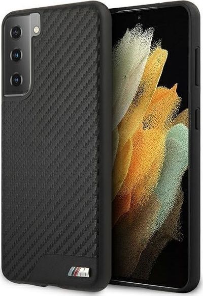 BMW Etui BMW BMHCS21SCABBK S21 G991 czarny/black hardcase M Collection PU Carbon 1