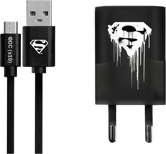 Ładowarka Superman 001 1x USB-A 1 A (WCHSMAN006) 1