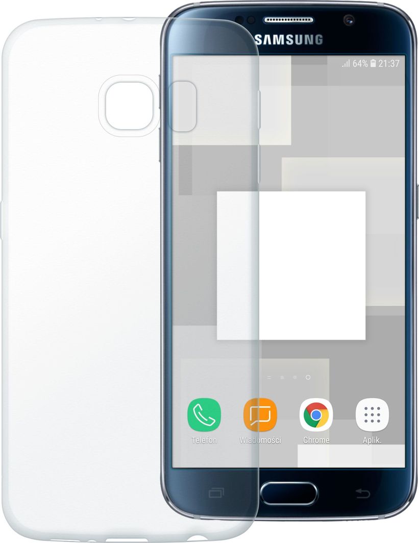 Polski Banan Etui silikonowe przezroczyste do Samsung Galaxy S6 1