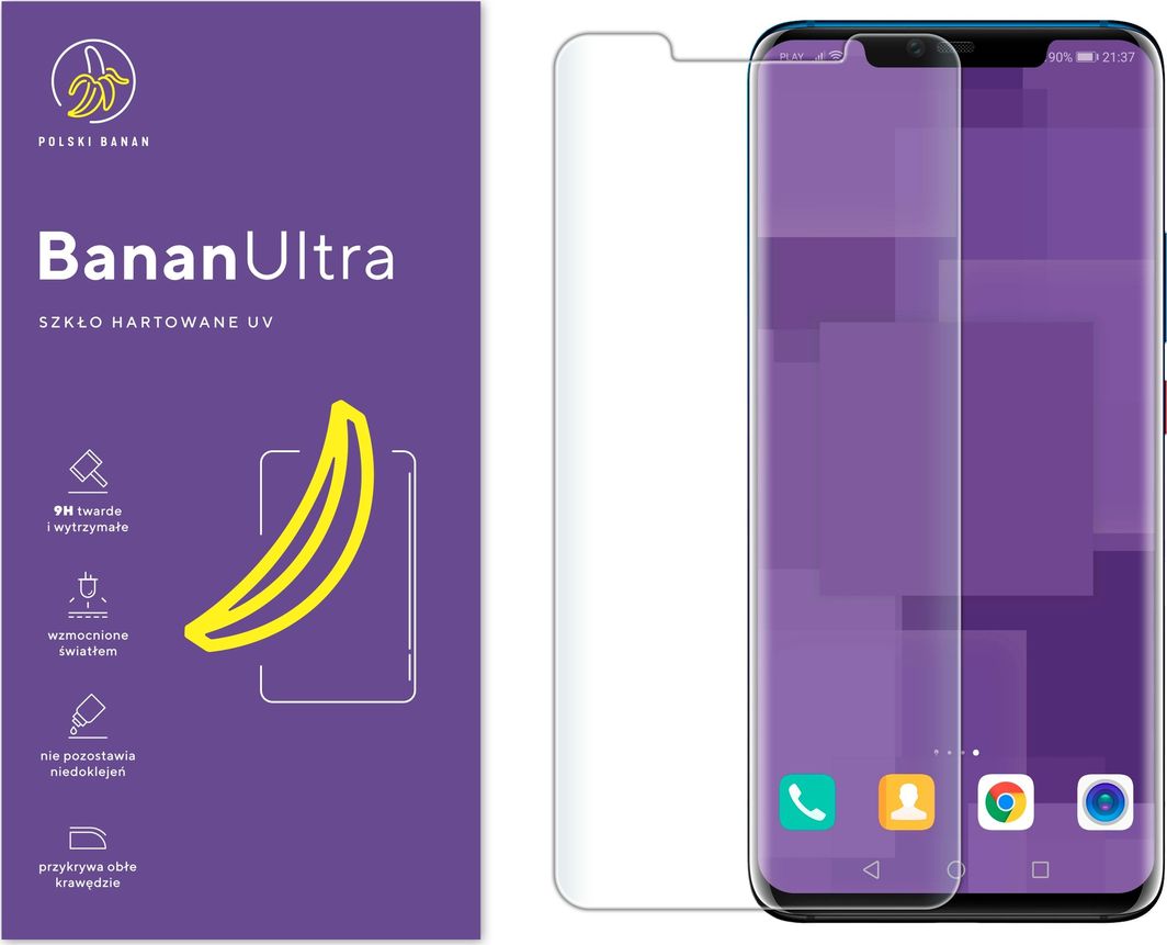 Polski Banan Szkło hartowane UV BananUltra do Huawei Mate 20 Pro 1