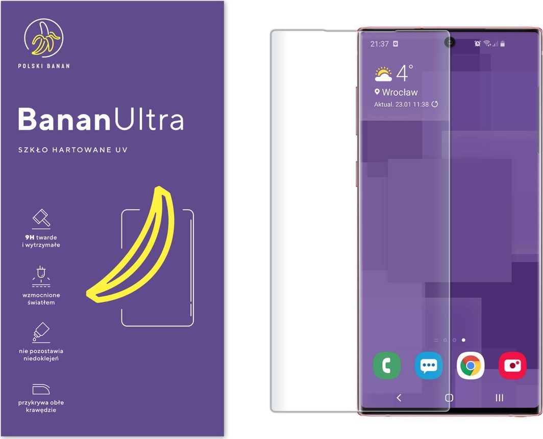 Polski Banan Szkło hartowane UV BananUltra do Samsung Galaxy Note 10 1