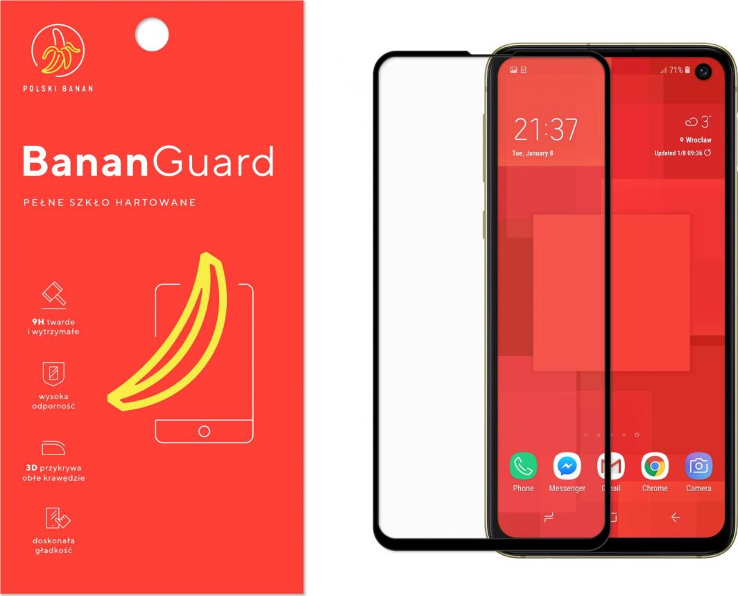 Polski Banan Szkło hartowane 3D BananGuard czarne do Samsung Galaxy S10e 1