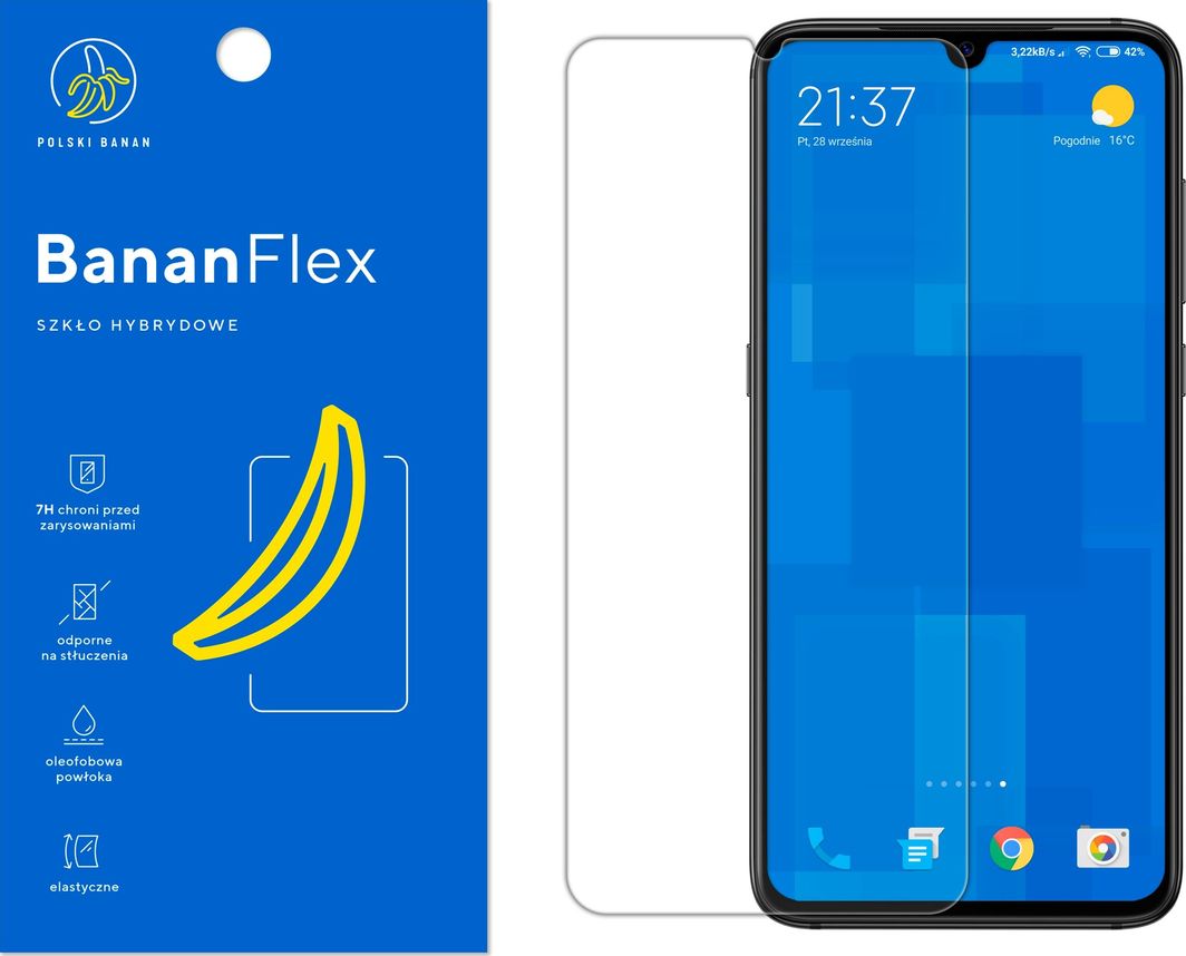 Polski Banan Szkło hybrydowe BananFlex do Xiaomi Mi 9 1