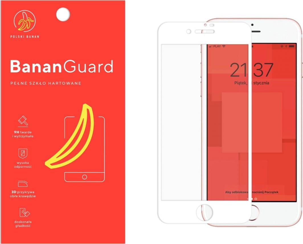 Polski Banan Szkło hartowane 3D BananGuard białe do Apple iPhone 7 / 8 / SE 2020 1