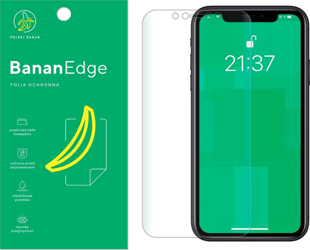 Polski Banan Folia ochronna BananEdge do Apple iPhone Xr 1