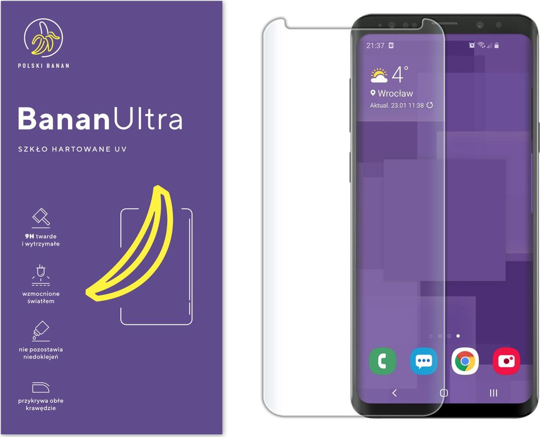 Polski Banan Szkło hartowane UV BananUltra do Samsung Galaxy S9 Plus 1