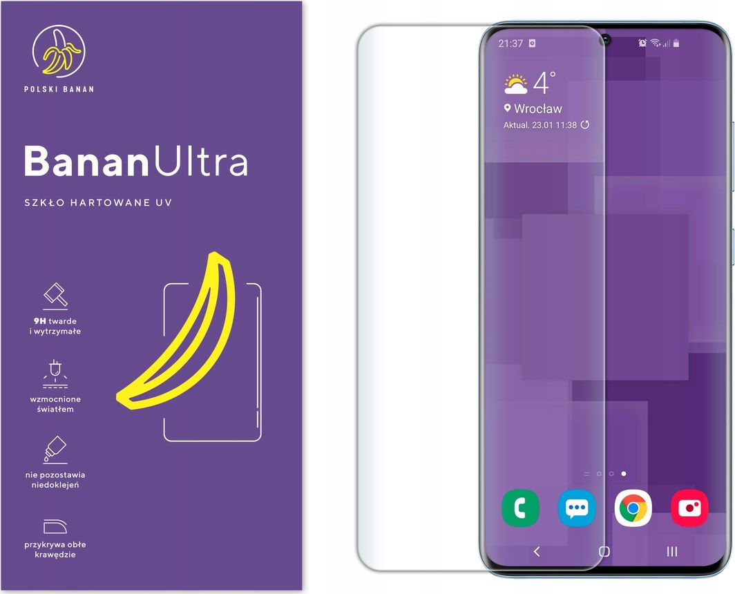Polski Banan Szkło hartowane UV BananUltra do Samsung Galaxy S20 1