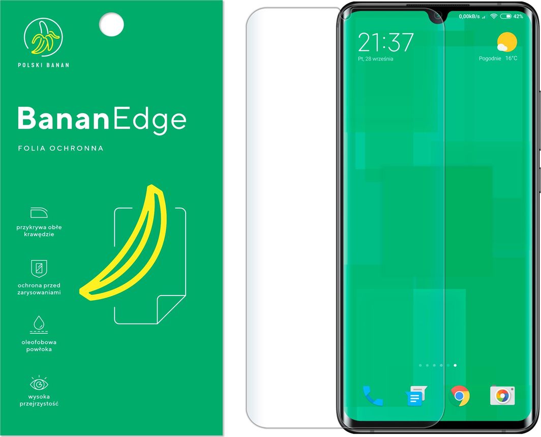 Polski Banan Folia ochronna BananEdge do Xiaomi Mi Note 10 / Mi Note 10 Pro 1