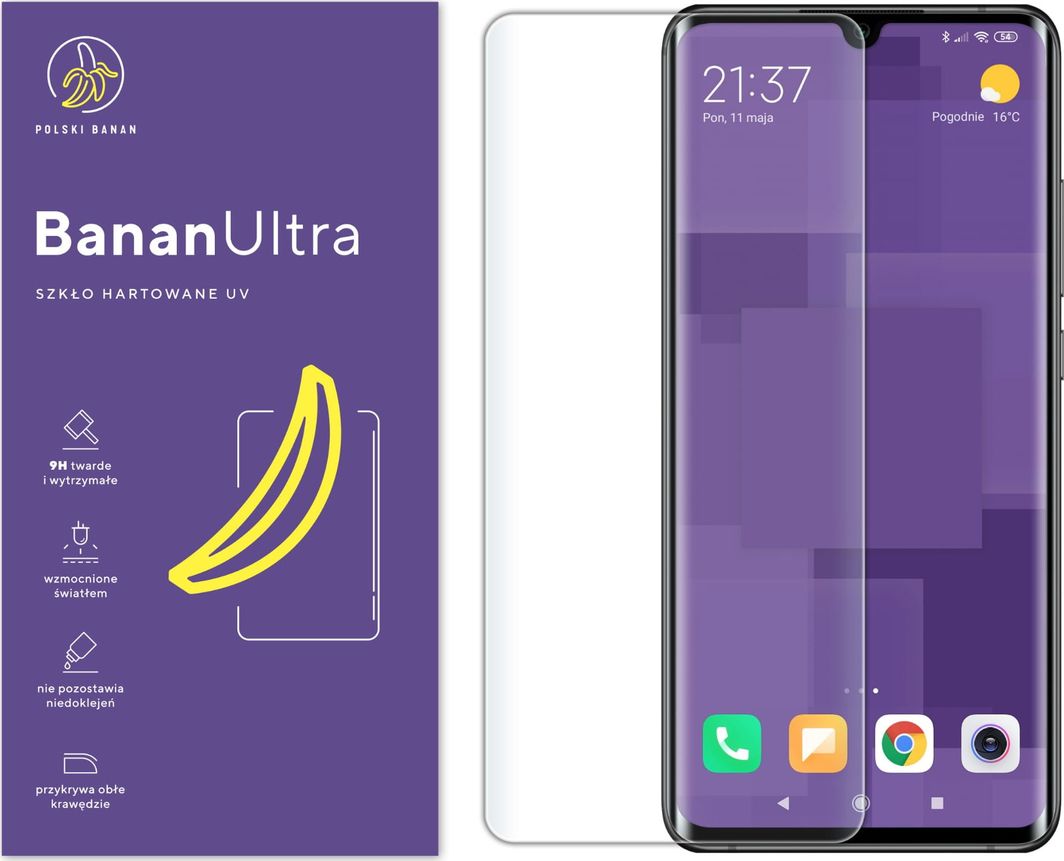 Polski Banan Szkło hartowane UV BananUltra do Xiaomi Mi Note 10 Lite 1