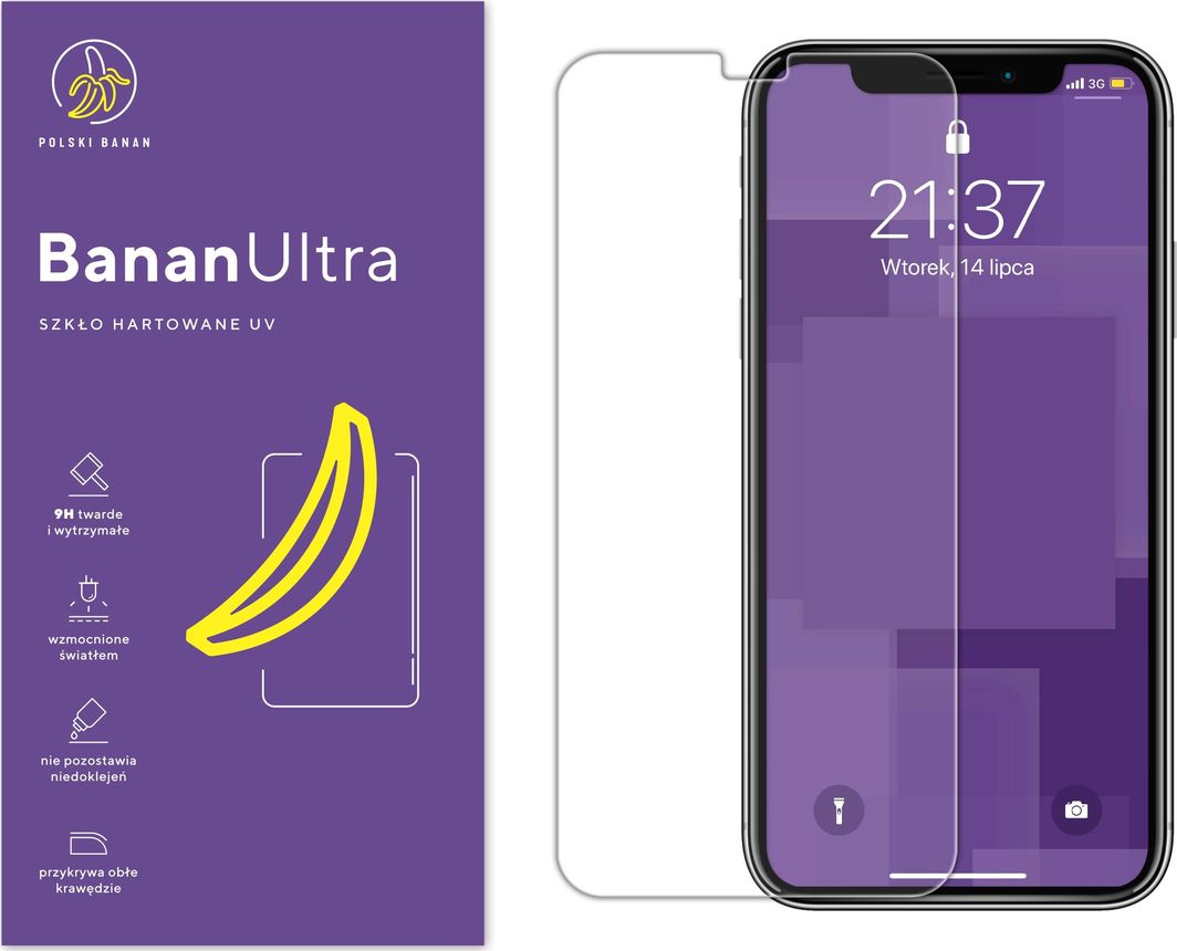 Polski Banan Szkło hartowane UV BananUltra do Apple iPhone 11 Pro 1