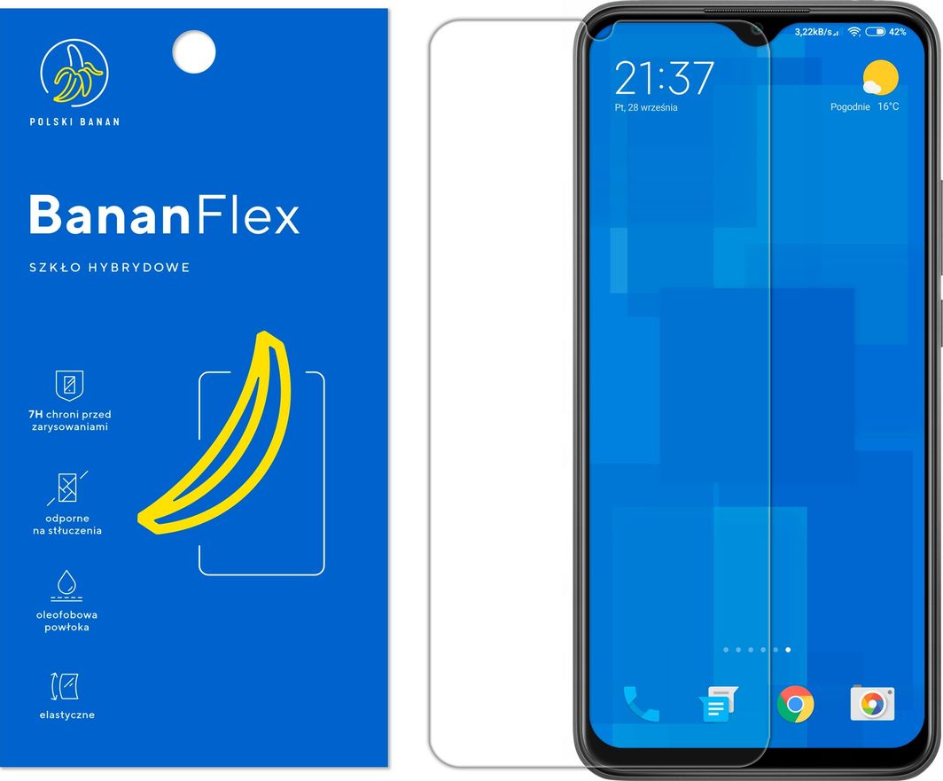Polski Banan Szkło hybrydowe BananFlex do Xiaomi Redmi 9 1