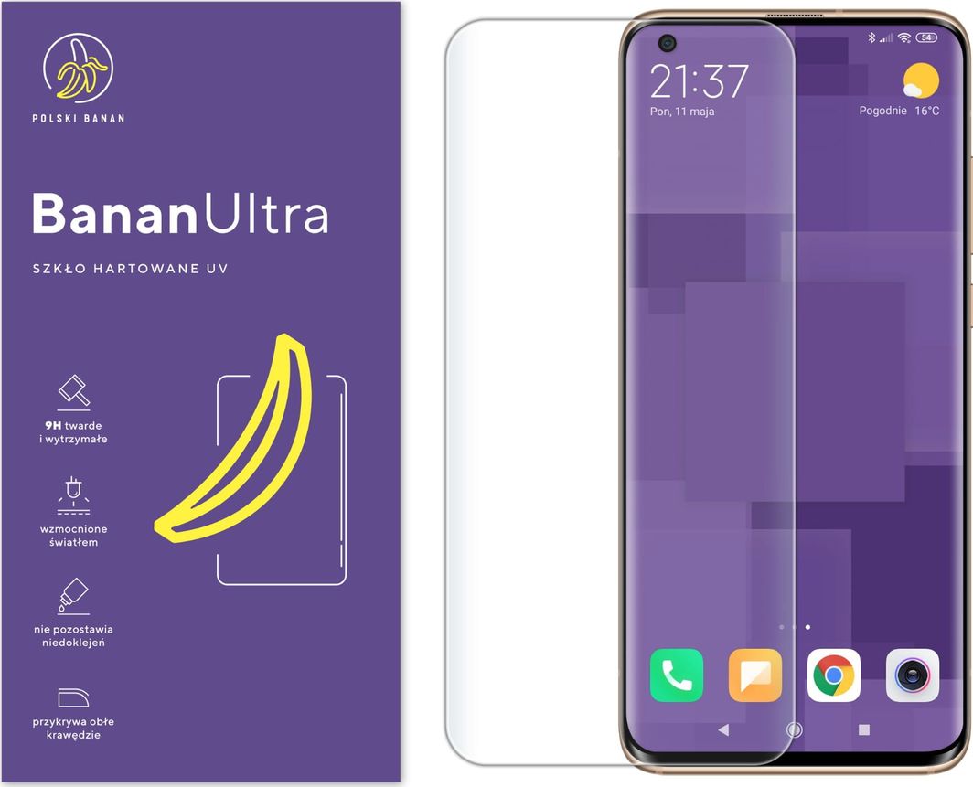 Polski Banan Szkło hartowane UV BananUltra do Xiaomi Mi 10 Ultra 1