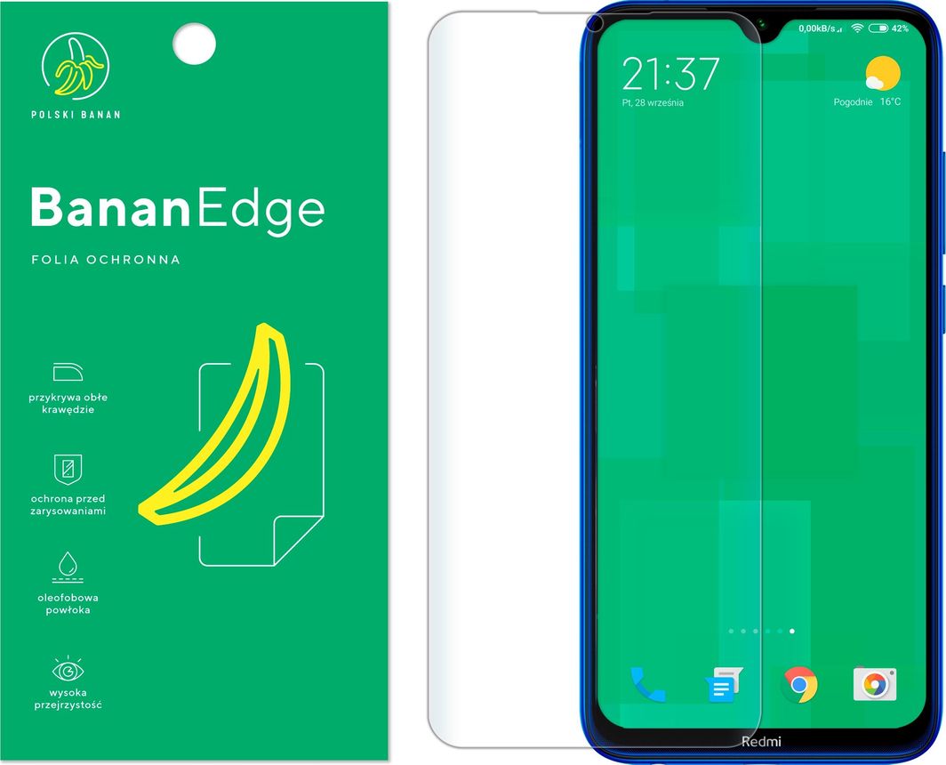 Polski Banan Folia ochronna BananEdge do Xiaomi Redmi Note 8 1