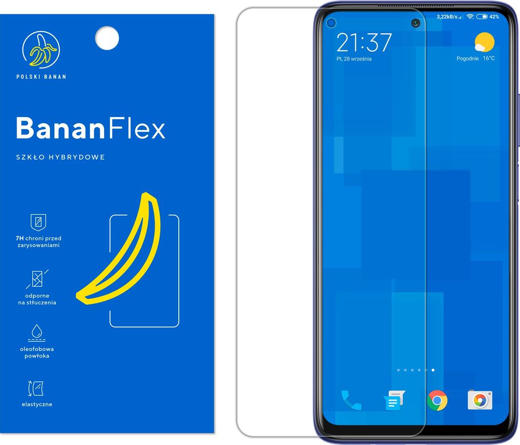 Polski Banan Szkło hybrydowe BananFlex do Xiaomi Mi 10T Lite 1