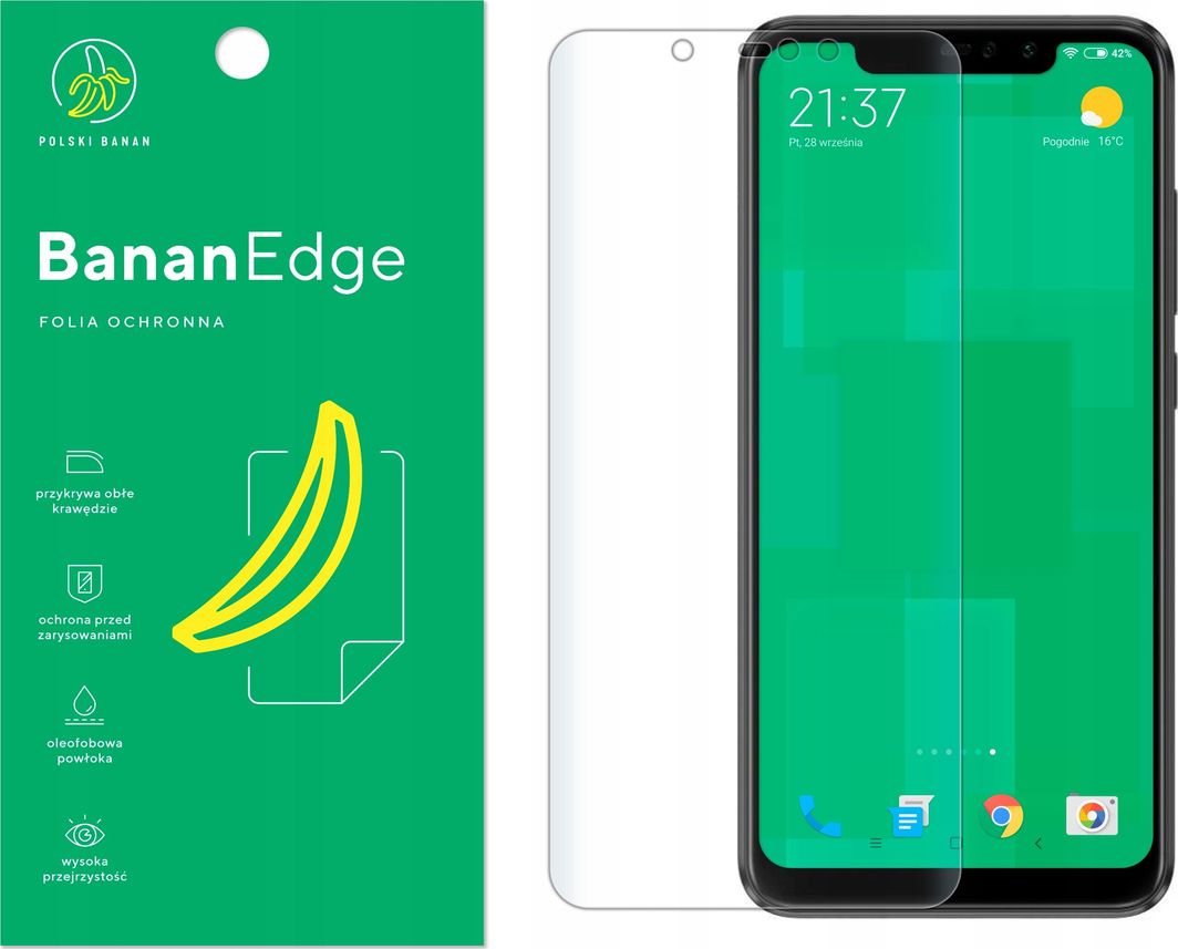 Polski Banan Folia ochronna BananEdge do Xiaomi Redmi Note 6 Pro 1