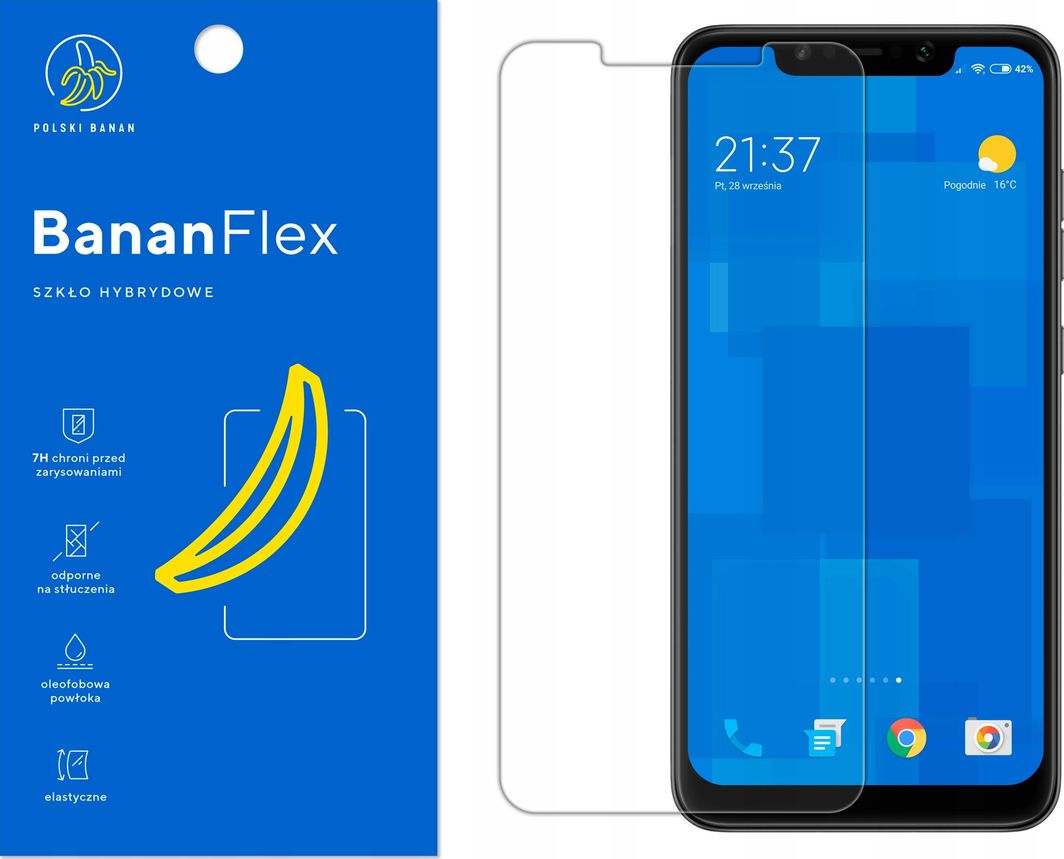 Polski Banan Szkło hybrydowe BananFlex do Xiaomi Pocophone F1 1