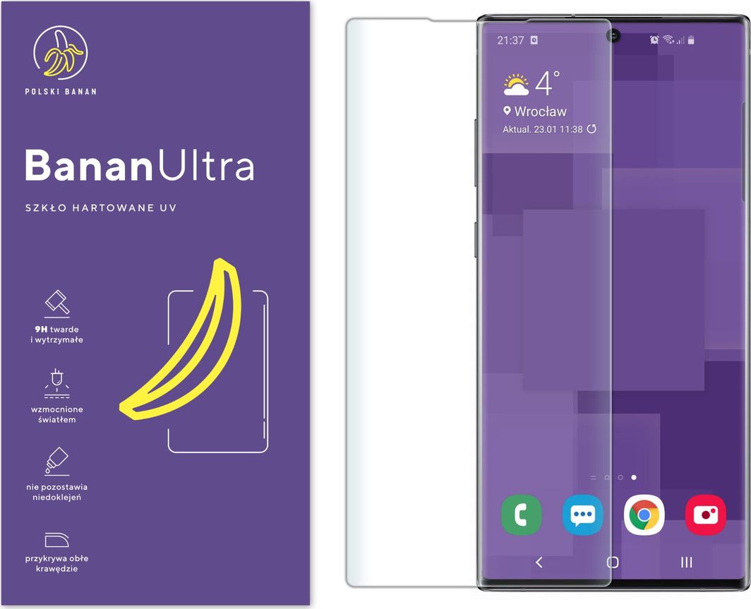 Polski Banan Szkło hartowane UV BananUltra do Samsung Galaxy Note 10 Plus 1