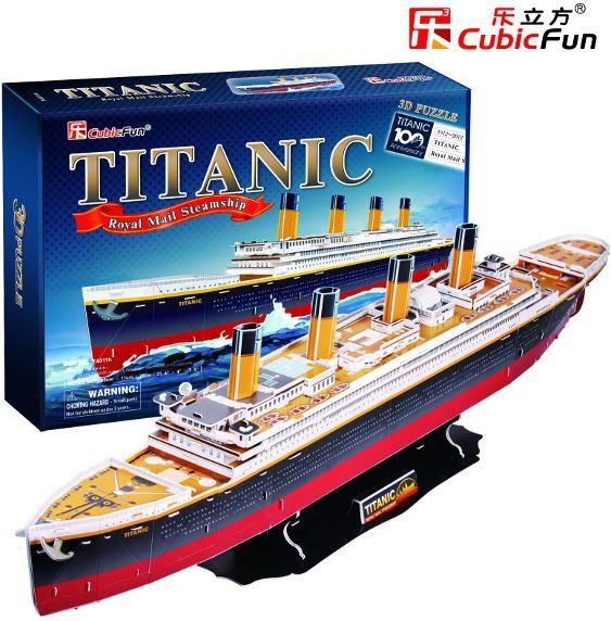 Cubicfun PUZZLE 3D Titanic Duży - T4011H 1