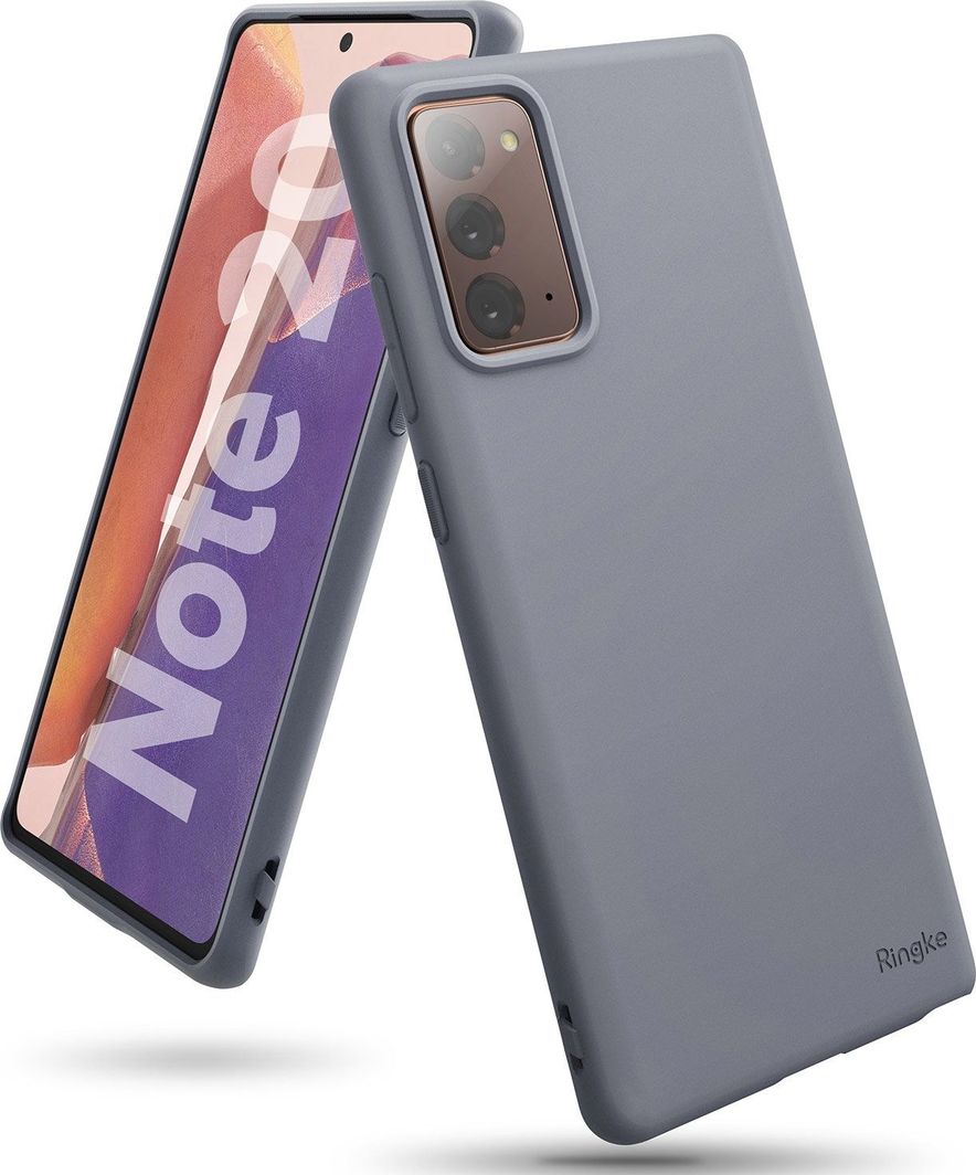 Ringke Ringke Air S ultracienkie żelowe etui pokrowiec Samsung Galaxy Note 20 fioletowy (ADSG0024) 1
