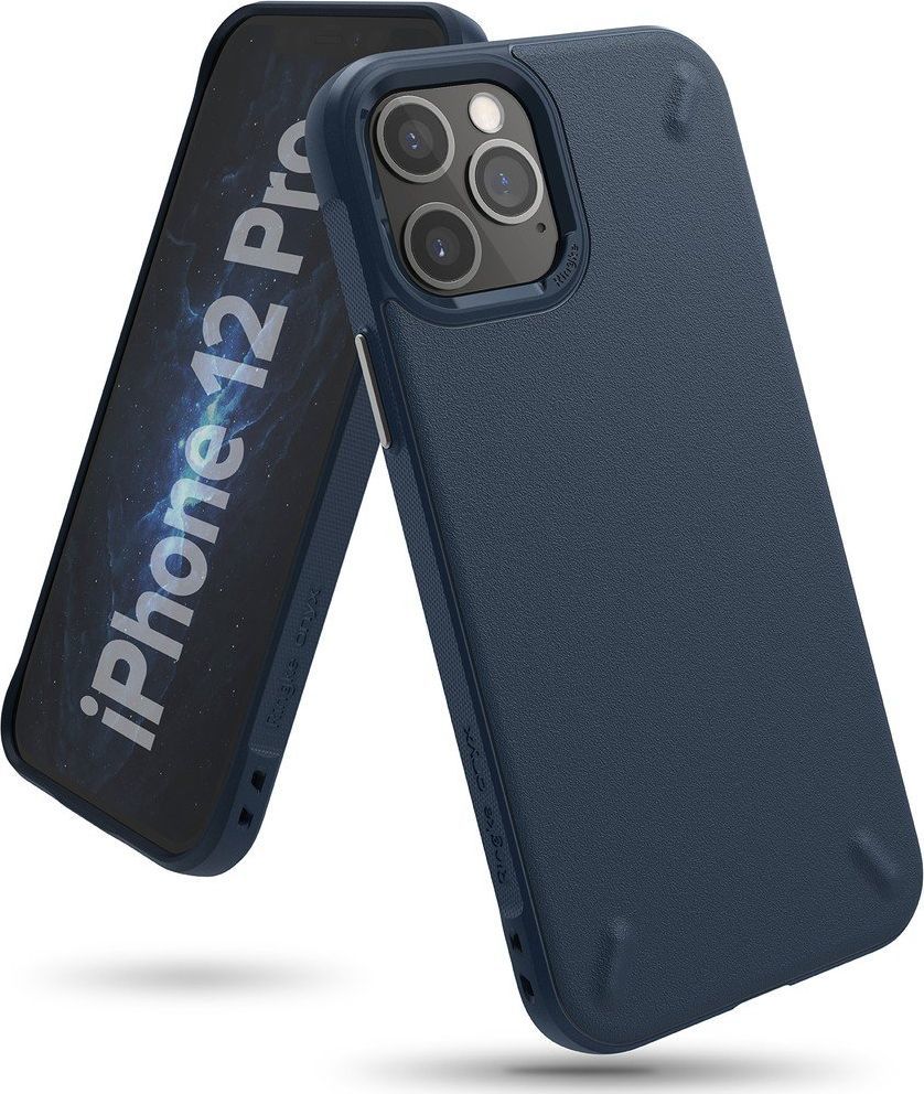 Ringke Ringke Onyx wytrzymałe etui pokrowiec iPhone 12 Pro / iPhone 12 niebieski (OXAP0033) 1
