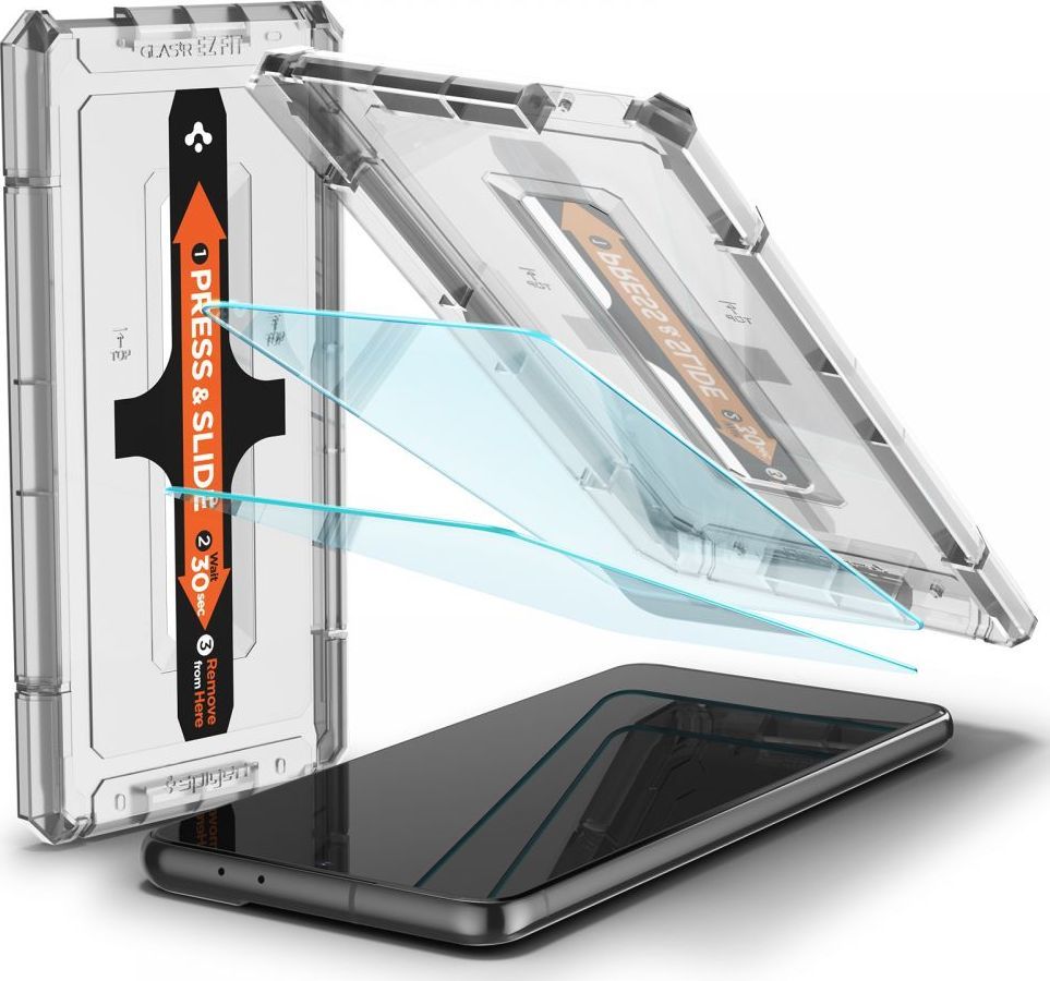 Spigen SZKŁO HARTOWANE SPIGEN GLAS.TR EZ FIT 2- PACK GALAXY S21+ PLUS 1