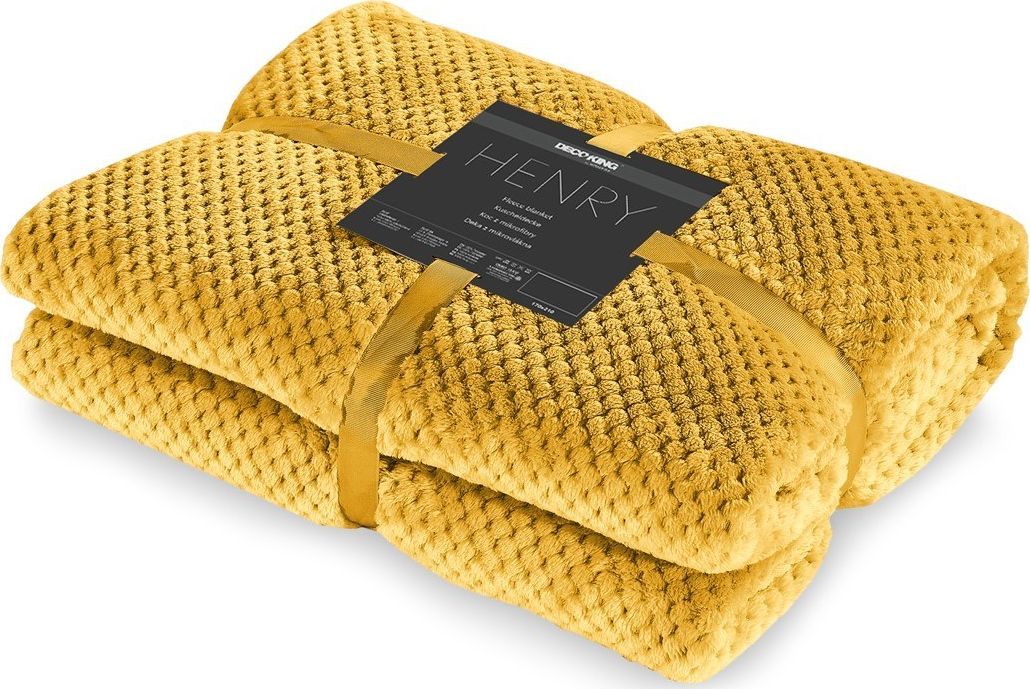 Decoking DecoKing KOC Z MIKROFIBRY HENRY MUSTARD 150x200 1