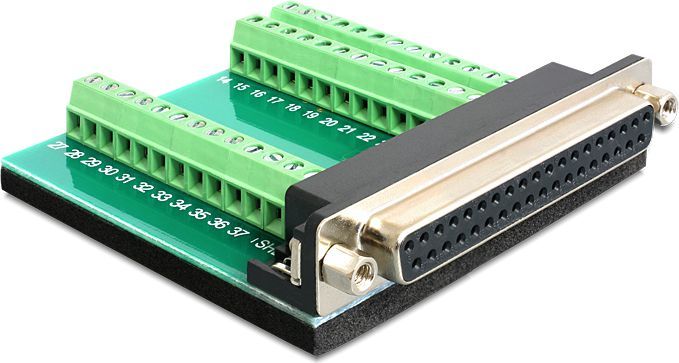 Delock DC-37 - Terminal Block, Zielony (65319) 1