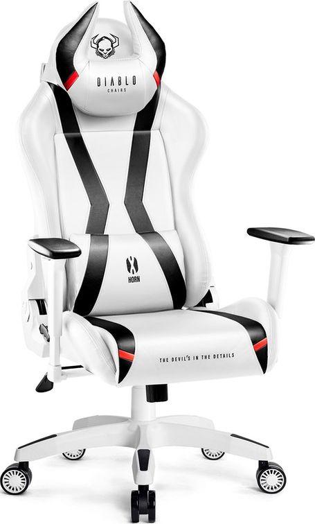 Fotel Diablo Chairs X-Horn 2.0 (XL) King Size Biały 1