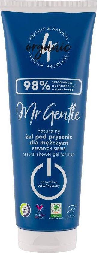 4organic 4ORGANIC_Mr Gentle żel pod prysznic dla mężczyzn 250ml 1