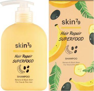 Skin79 Szampon dla cienkich i rzadkich włosów Hair Repair Superfood Shampoo Banana & Black Bean 230ml 1