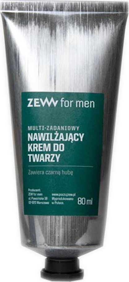 Zew for Men Nawilżający krem do twarzy z czarną hubą 80ml 1