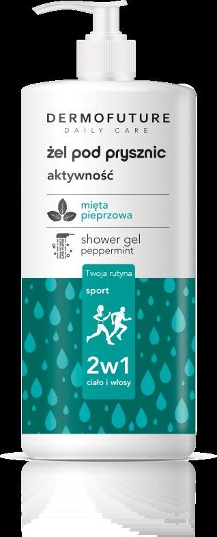 Dermofuture Technology Daily Care żel pod prysznic aktywność Mięta Pieprzowa 500ml 1